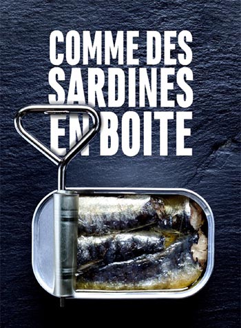 comme des sardines en boite